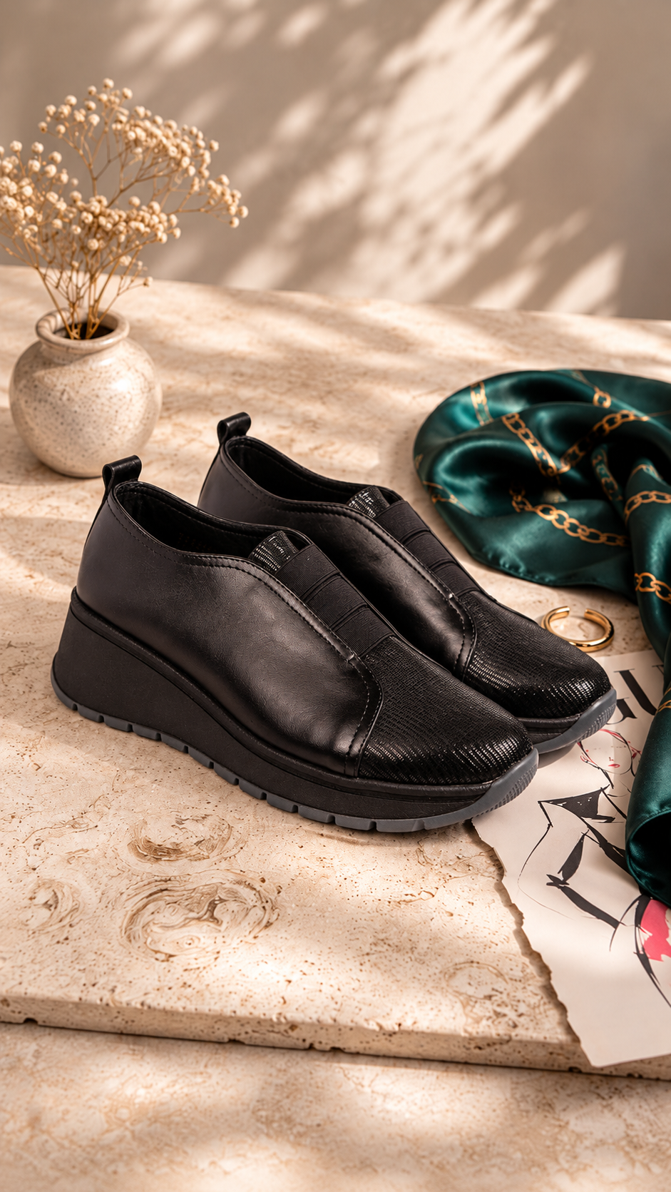 ALYA EN CUIR NOIR – 2516