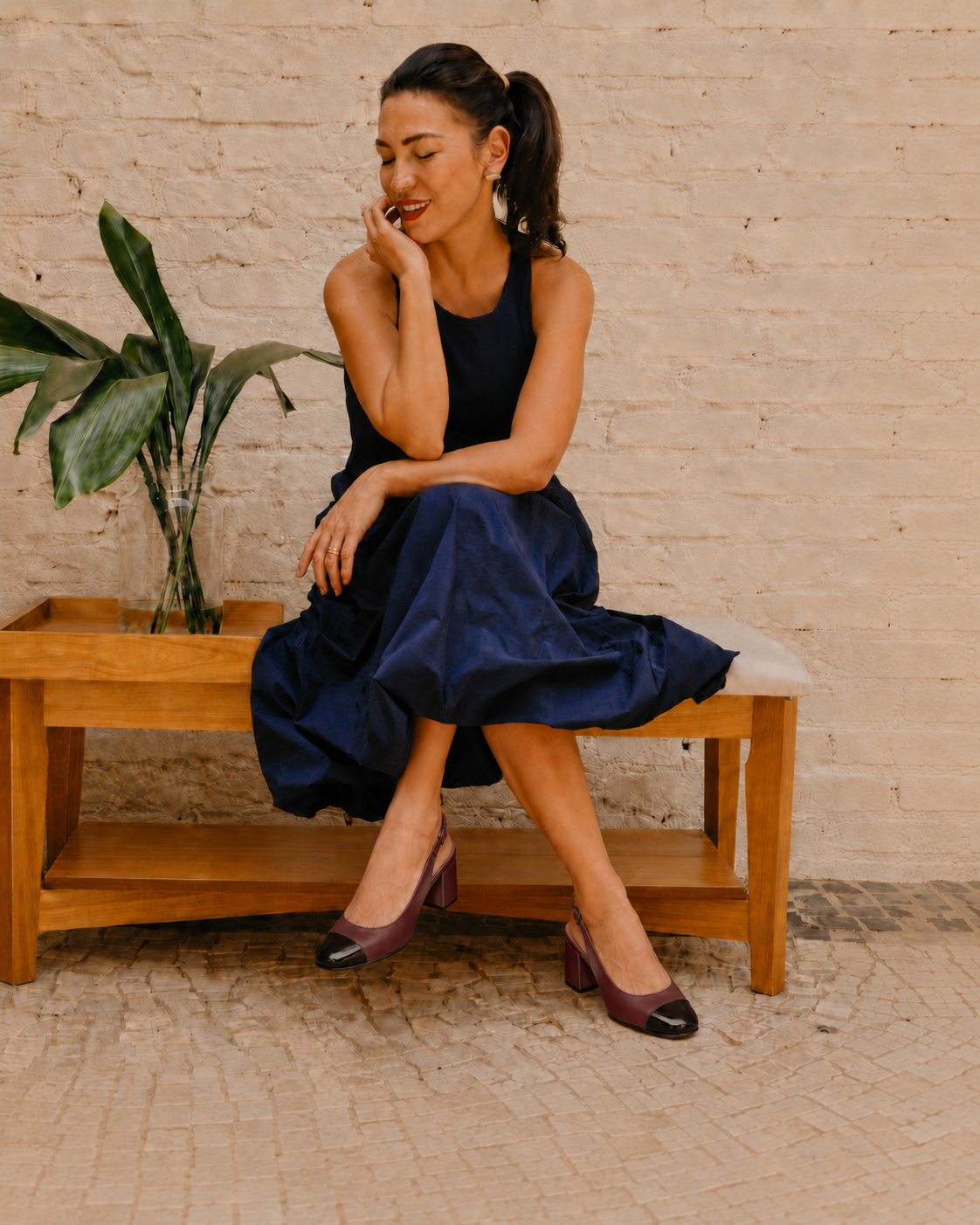 FATY CUIR BORDEAUX