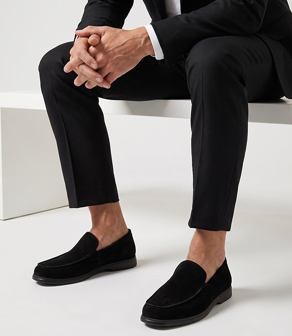 MOCASSIN NERIO EN DAIM NOIR – CL337