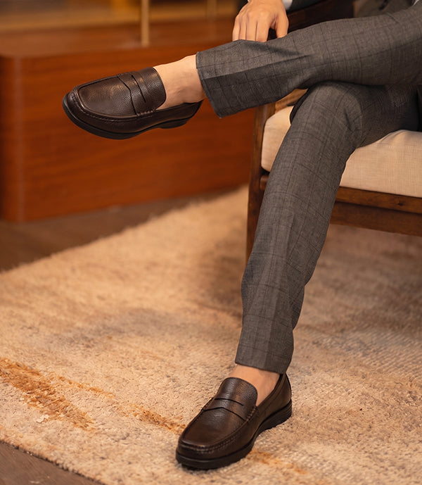 MOCASSIN EDEN En Cuir, Marron – CL146
