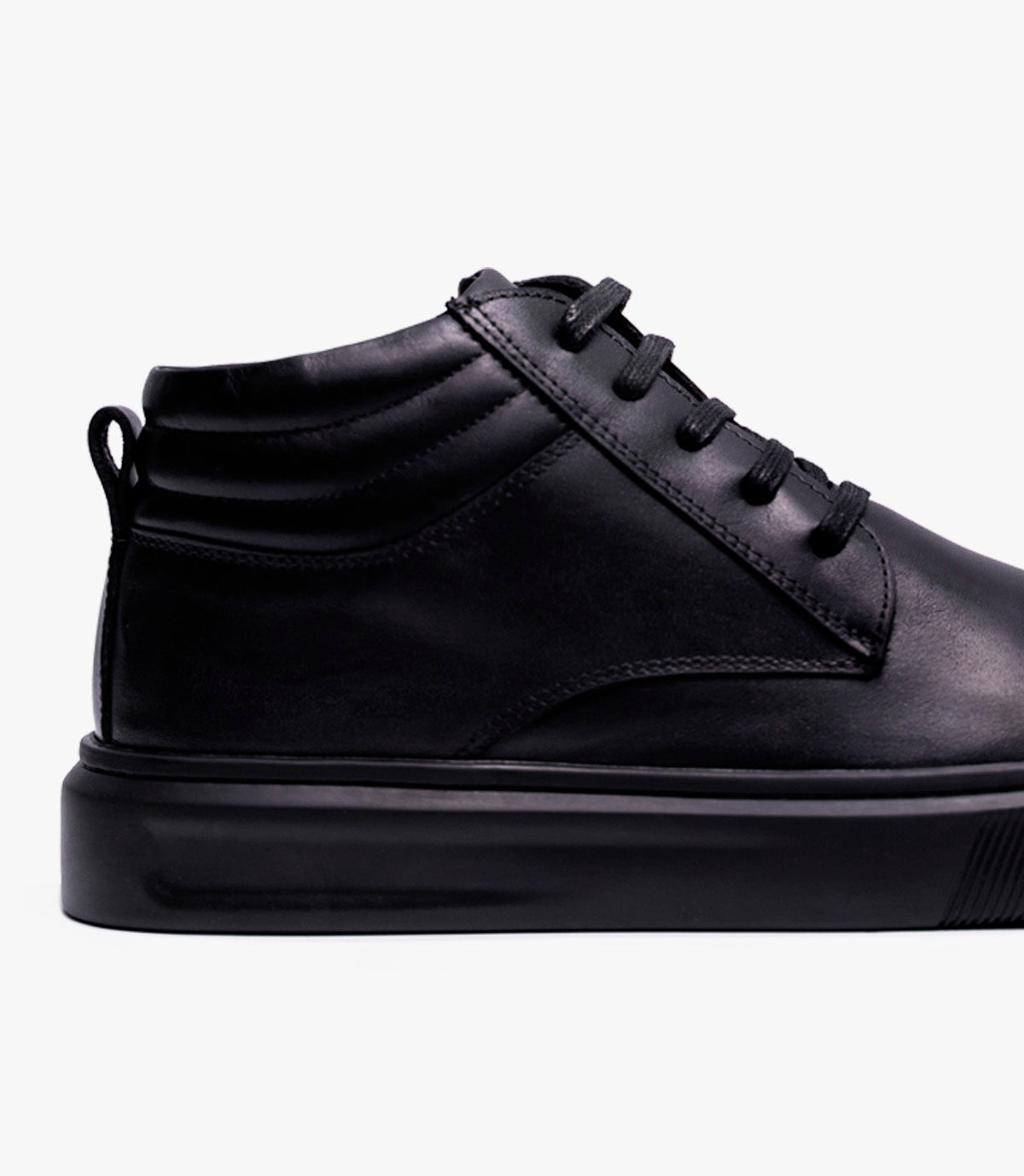 Bottine Oxford en Cuir Noir CL2028