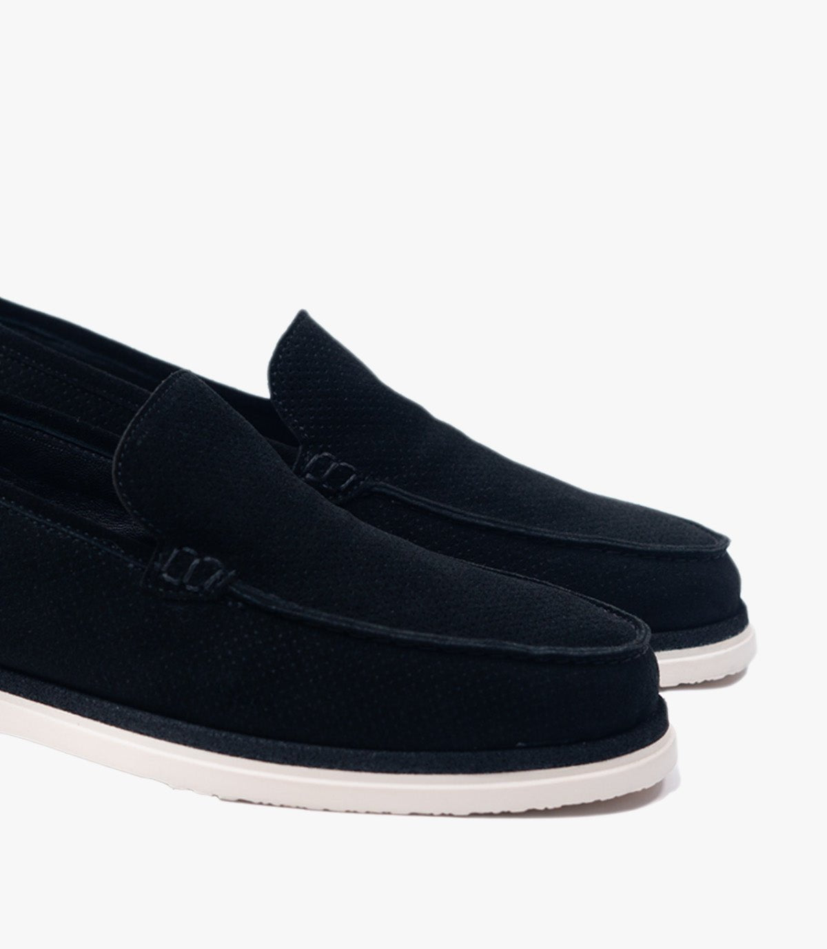 MOCASSIN EVERTON EN DAIM, Noir - CL3062