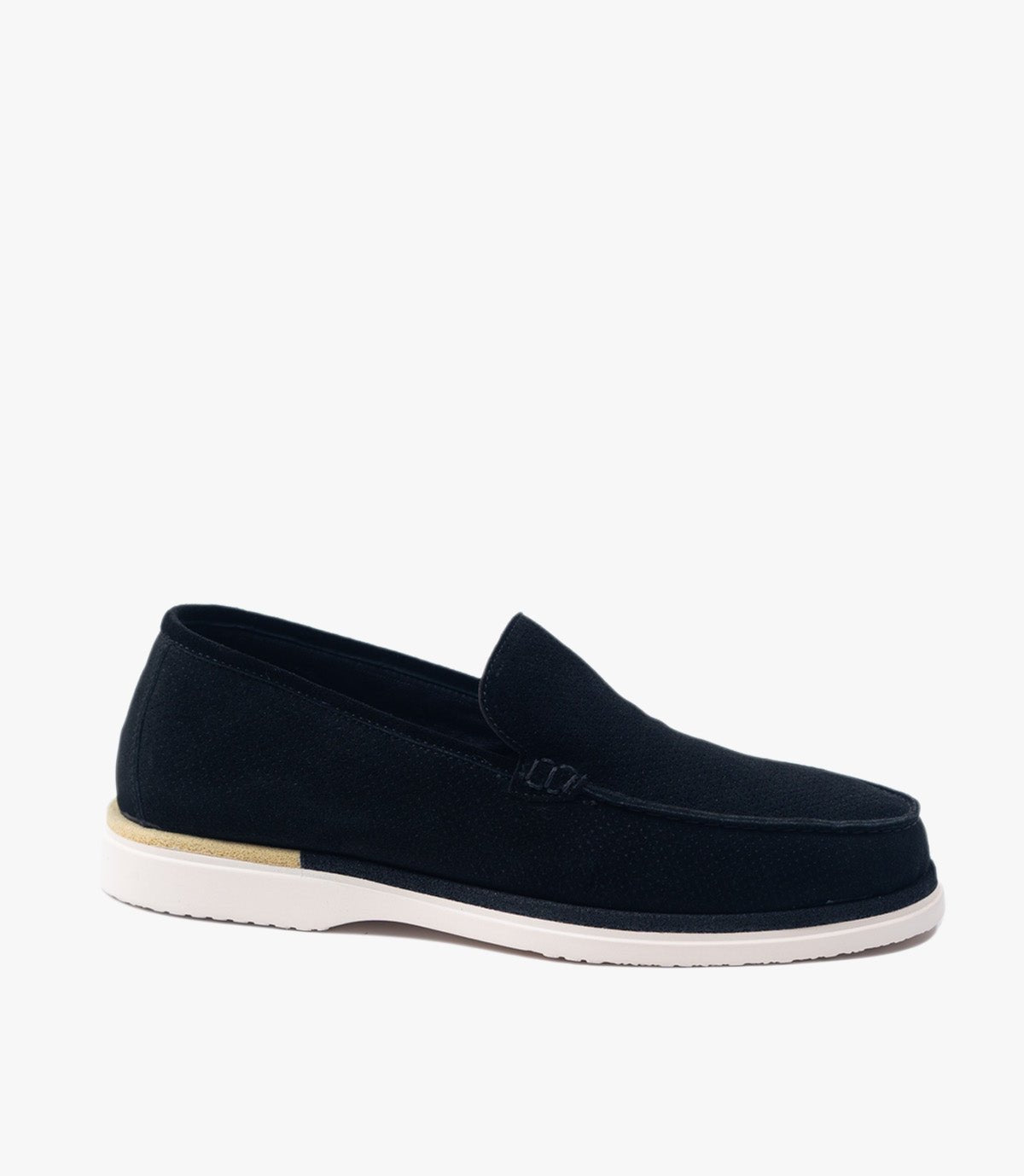 MOCASSIN EVERTON EN DAIM, Noir - CL3062