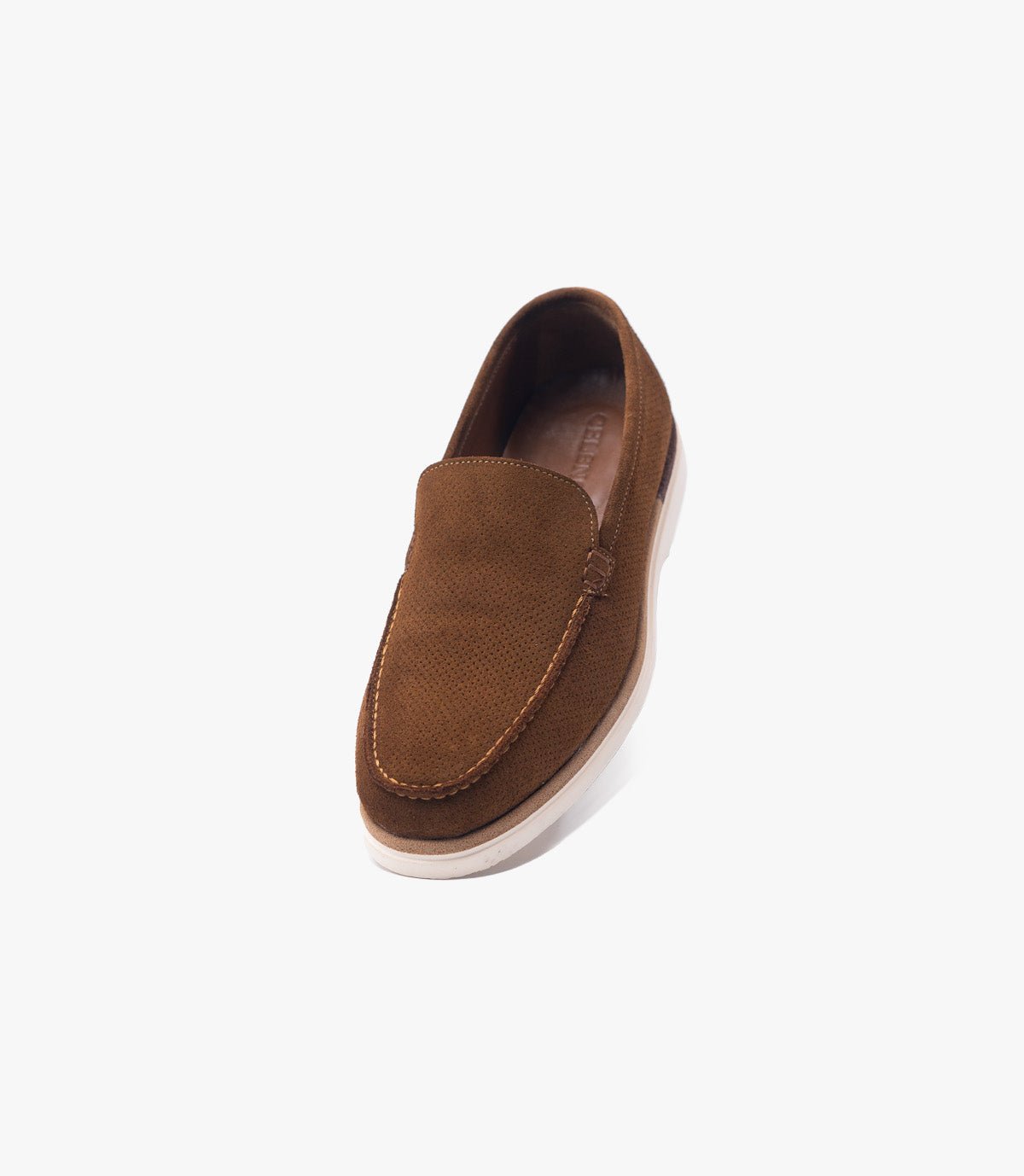 MOCASSIN EVERTON EN DAIM, Marron- CL3062