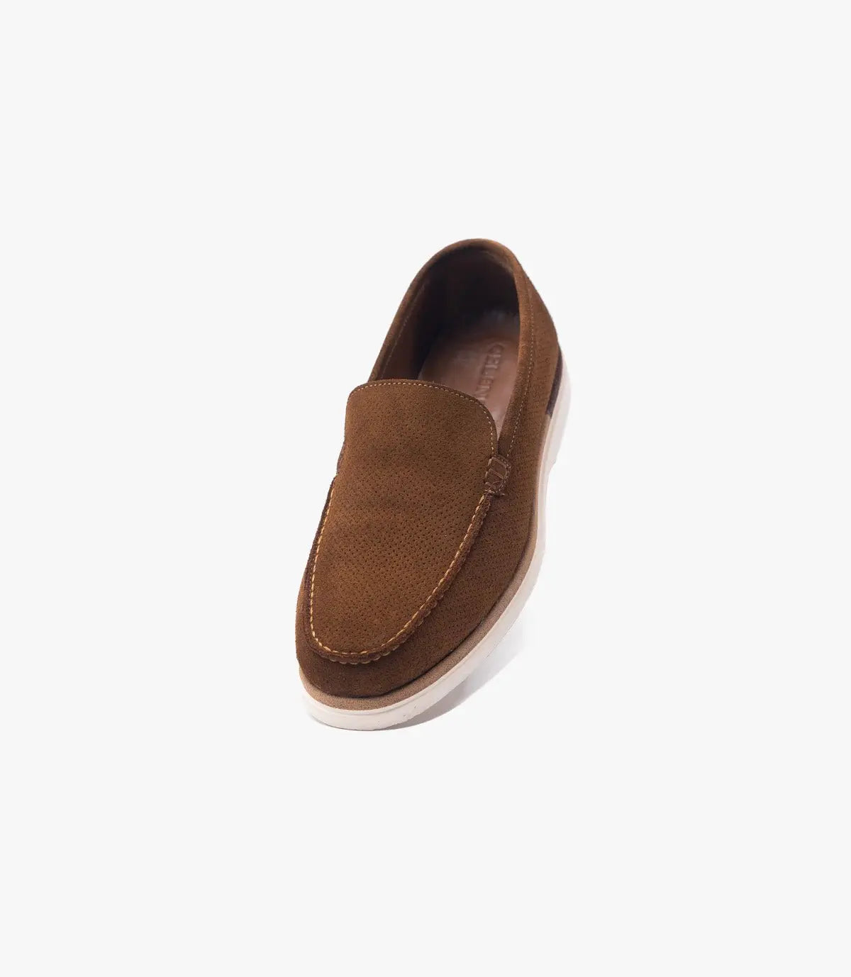 MOCASSIN EVERTON EN DAIM, Marron- CL3062 Celeno