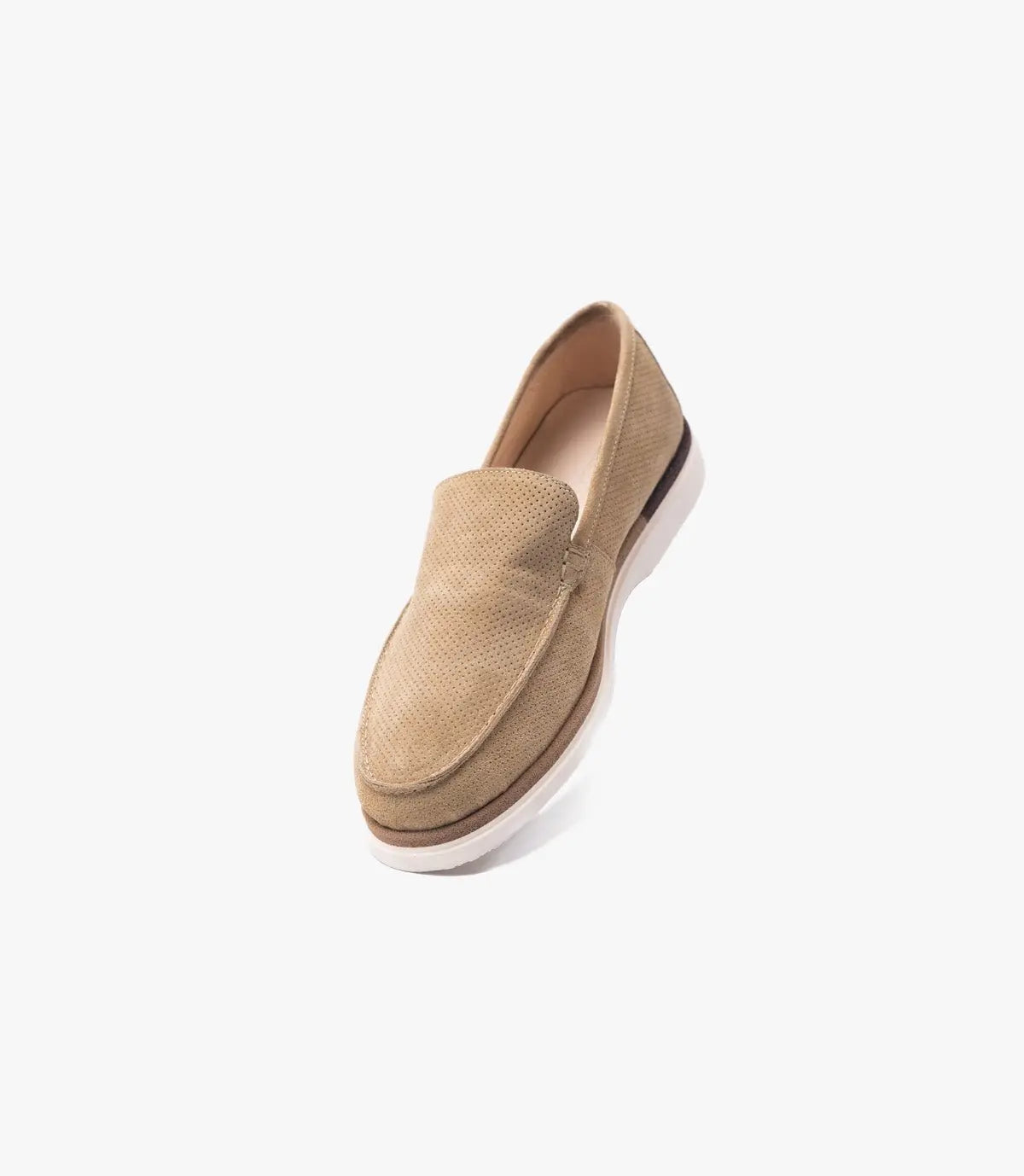 MOCASSIN EVERTON EN DAIM, BEIGE - CL3062 Celeno