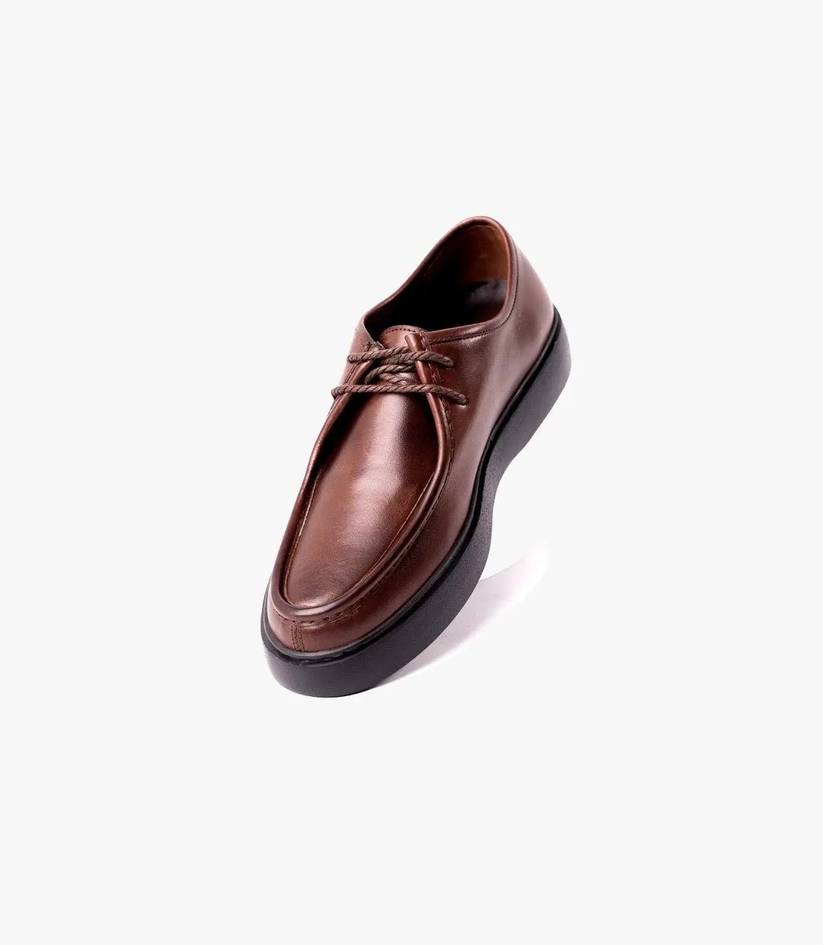Leather derby En Marron, Classique – CL327 Celeno