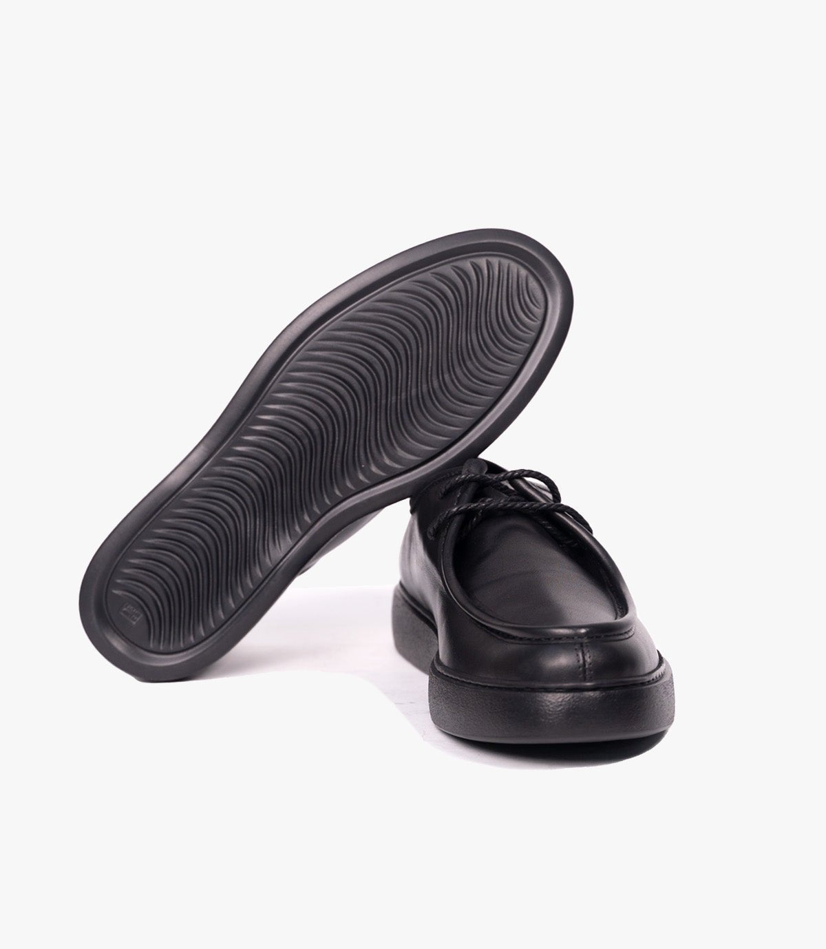 Leather derby En Noir, Classique – CL307