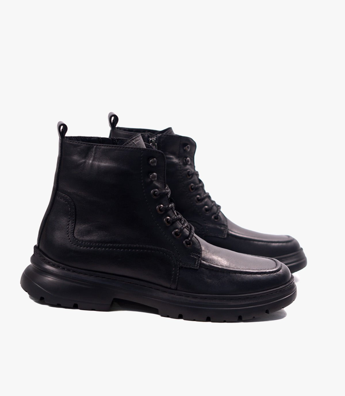 Bottine Chelsea en Cuir Noir CL3088