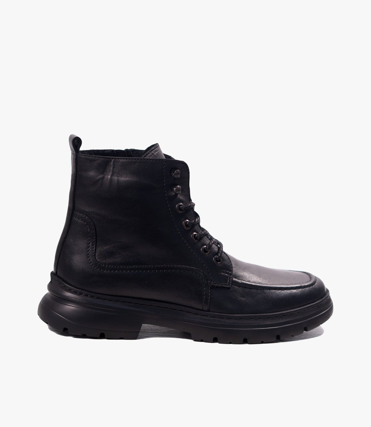 Bottine Chelsea en Cuir Noir CL3088