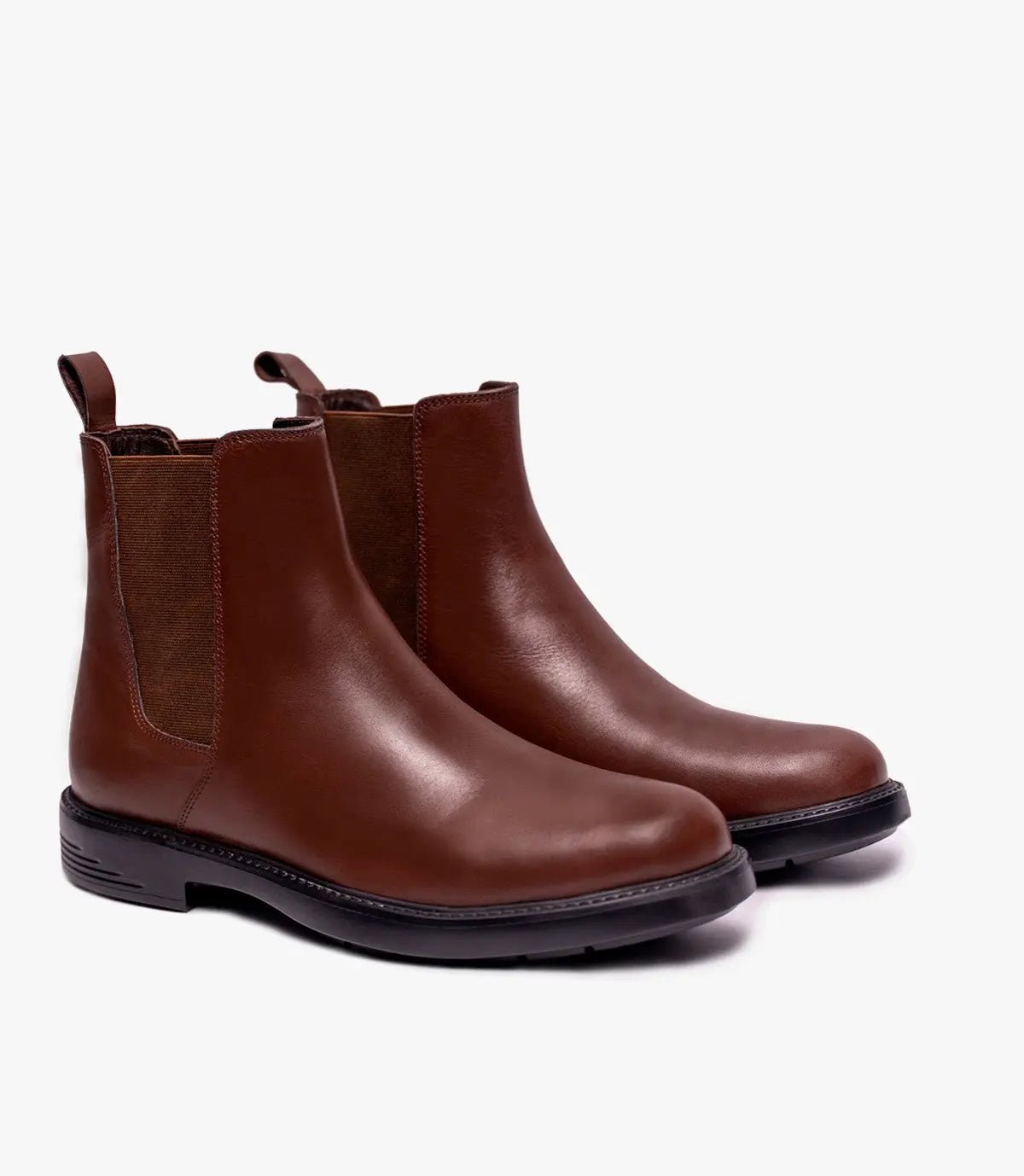 Bottine Chelsea en Cuir marron CL4000 Celeno
