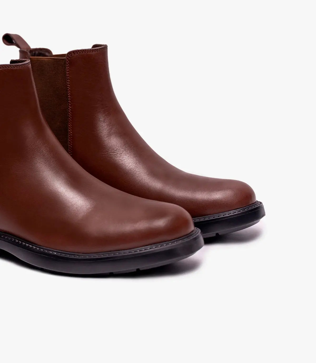 Bottine Chelsea en Cuir marron CL4000 Celeno