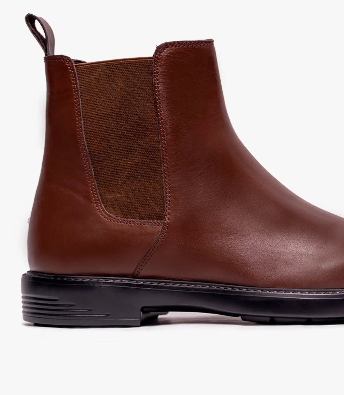 Bottine Chelsea en Cuir marron CL4000 Celeno