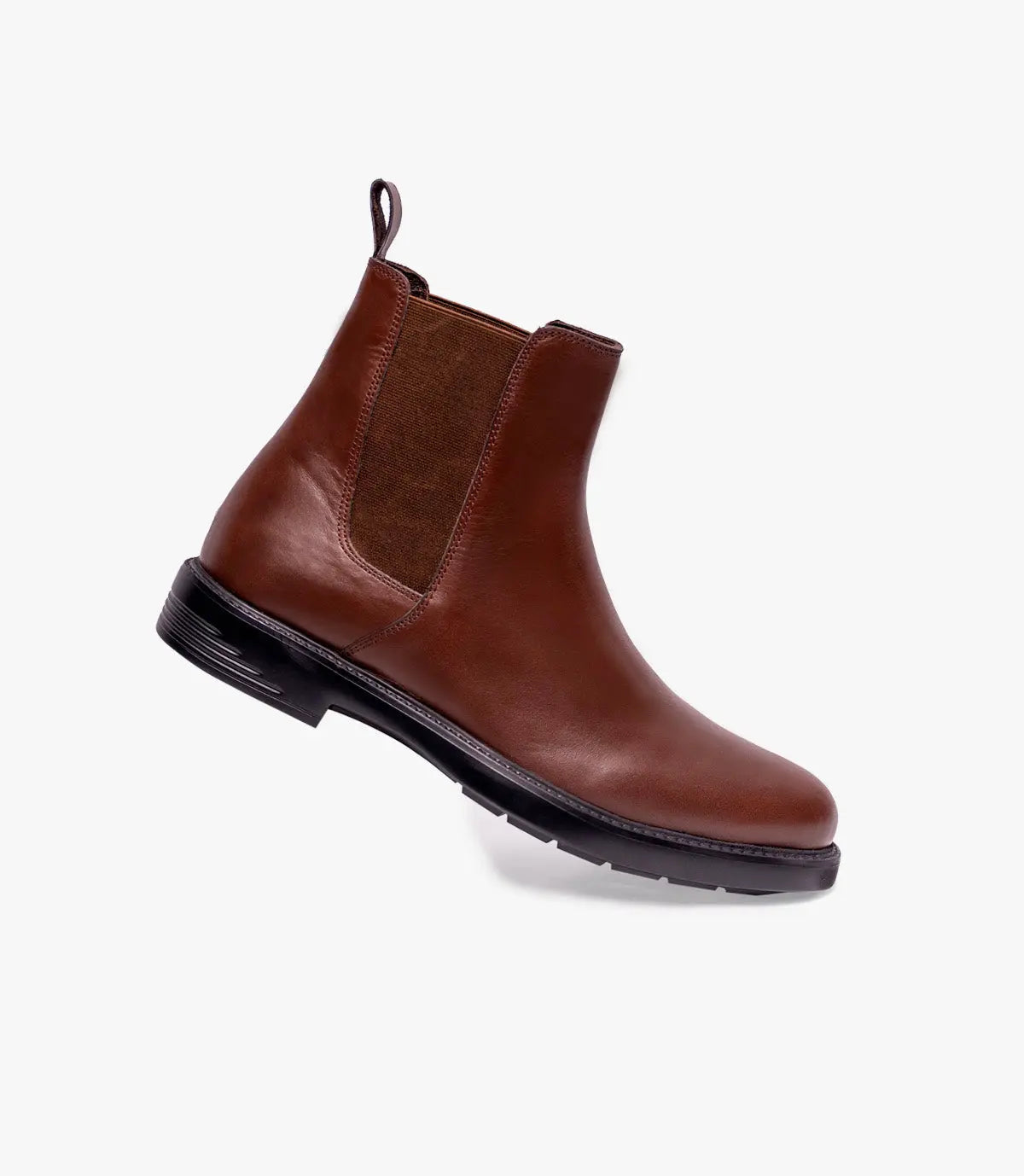 Bottine Chelsea en Cuir marron CL4000 Celeno