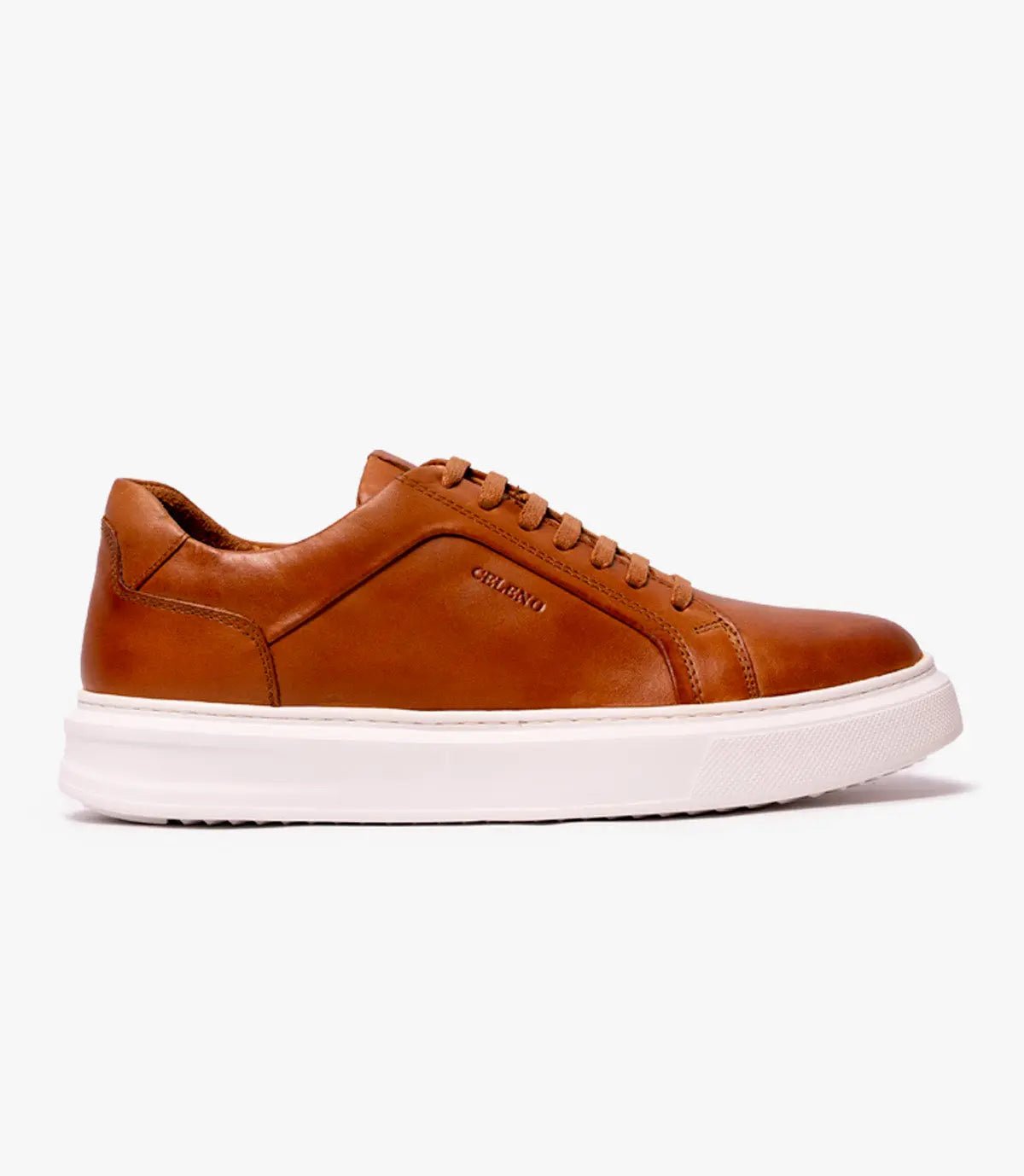 BASKET SUEDE EN CUIR, Tabac – CL6063 Celeno