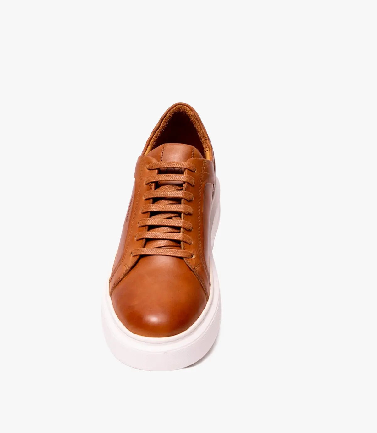 BASKET SUEDE EN CUIR, Tabac – CL6063 Celeno