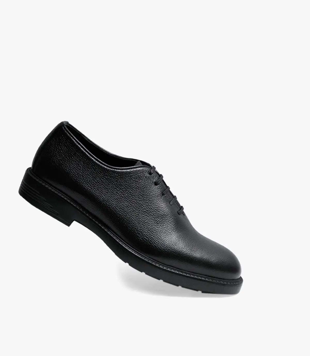 Montfort en Cuir Graine, Noir -CL6071 Celeno