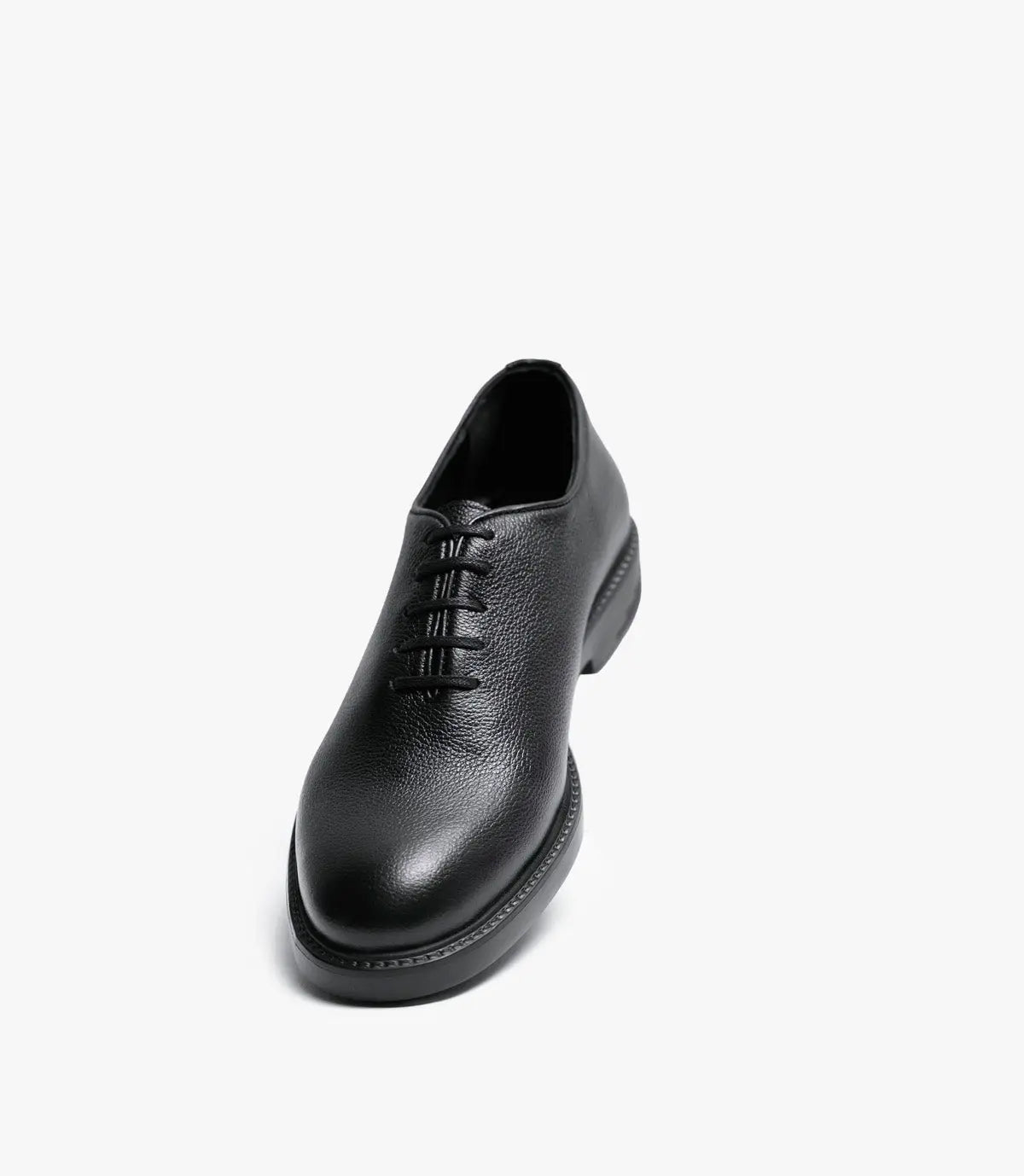 Montfort en Cuir Graine, Noir -CL6071 Celeno