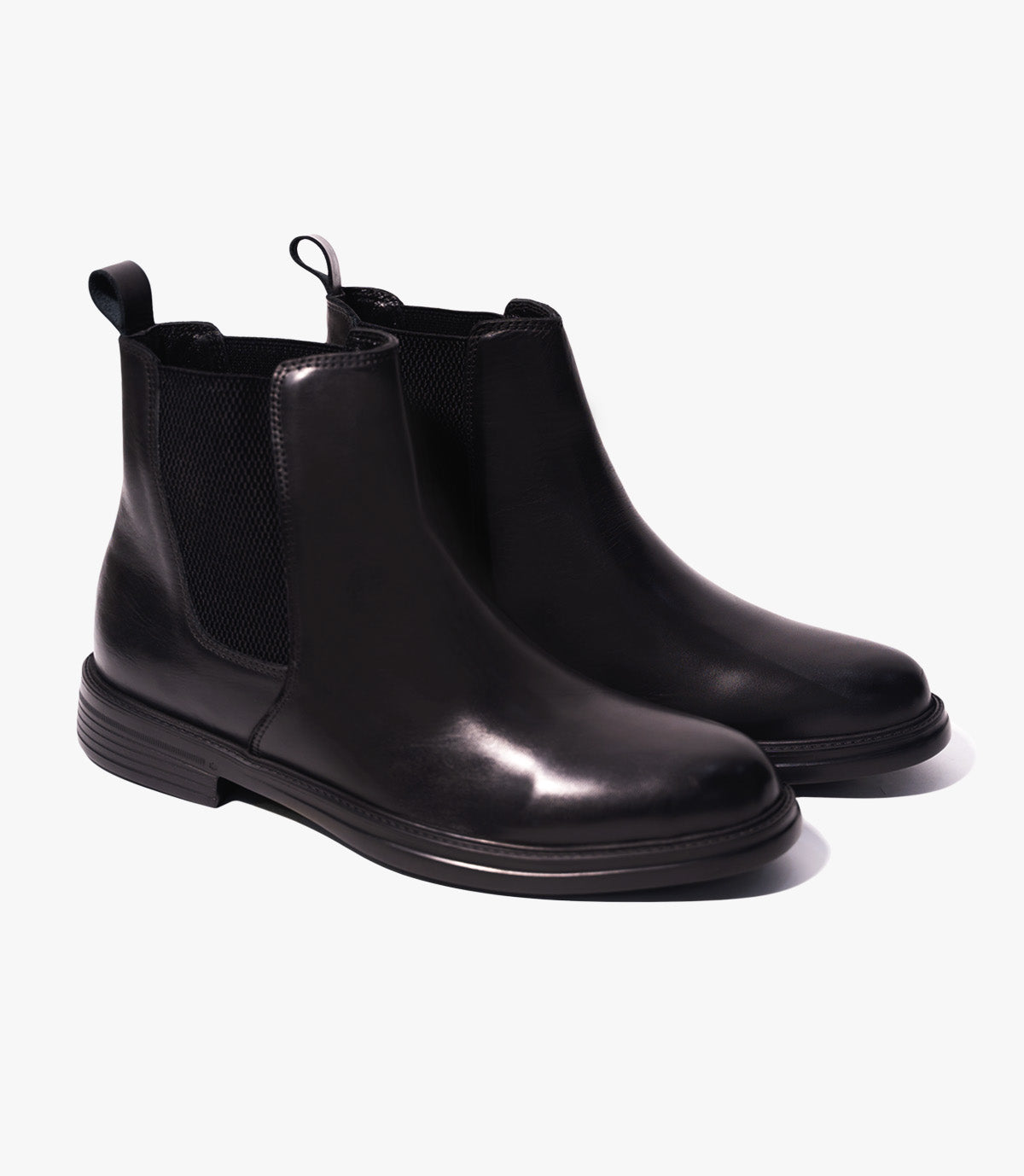 Bottine Chelsea en Cuir Noir