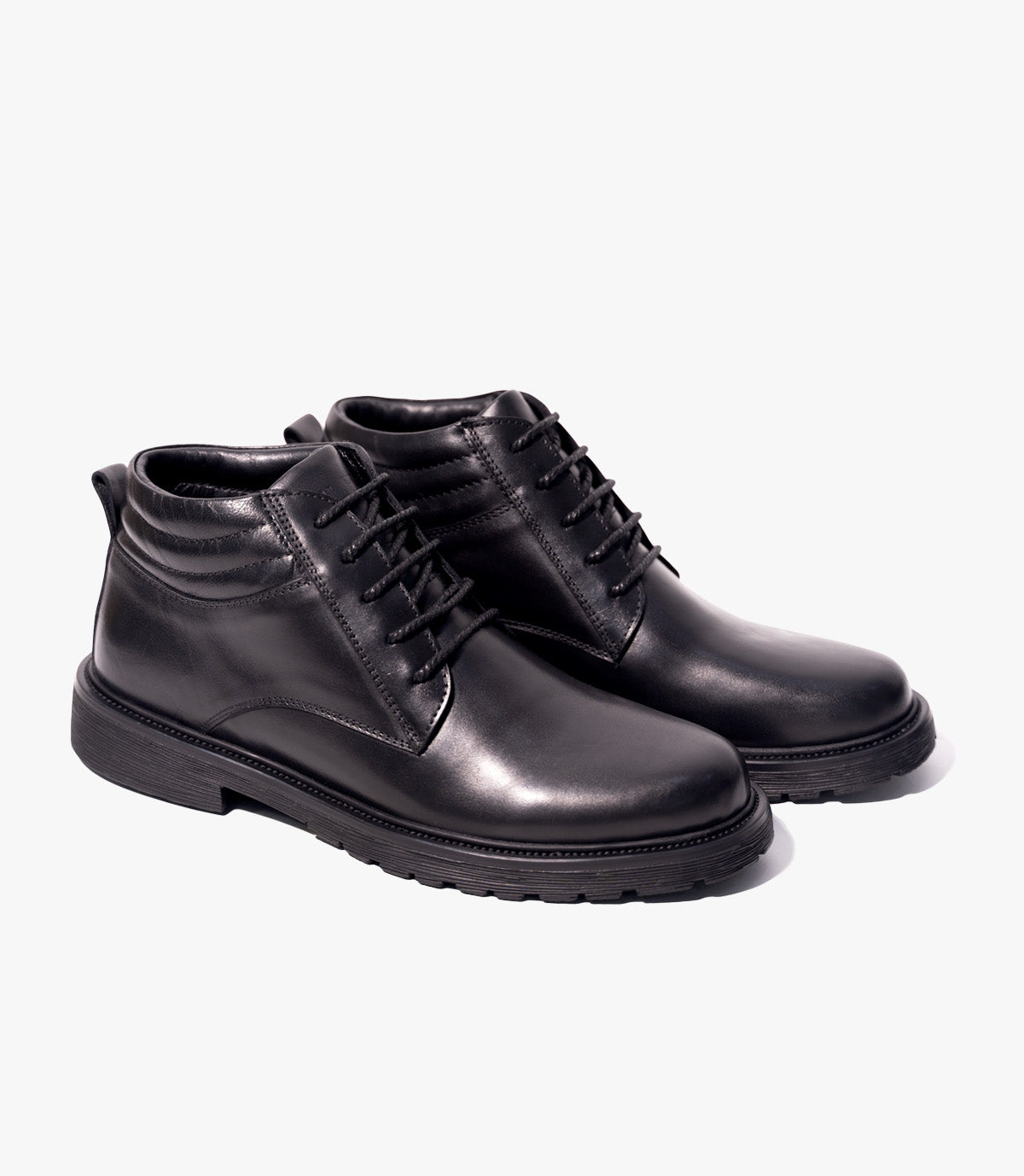 Bottine Oxford en Cuir Noir