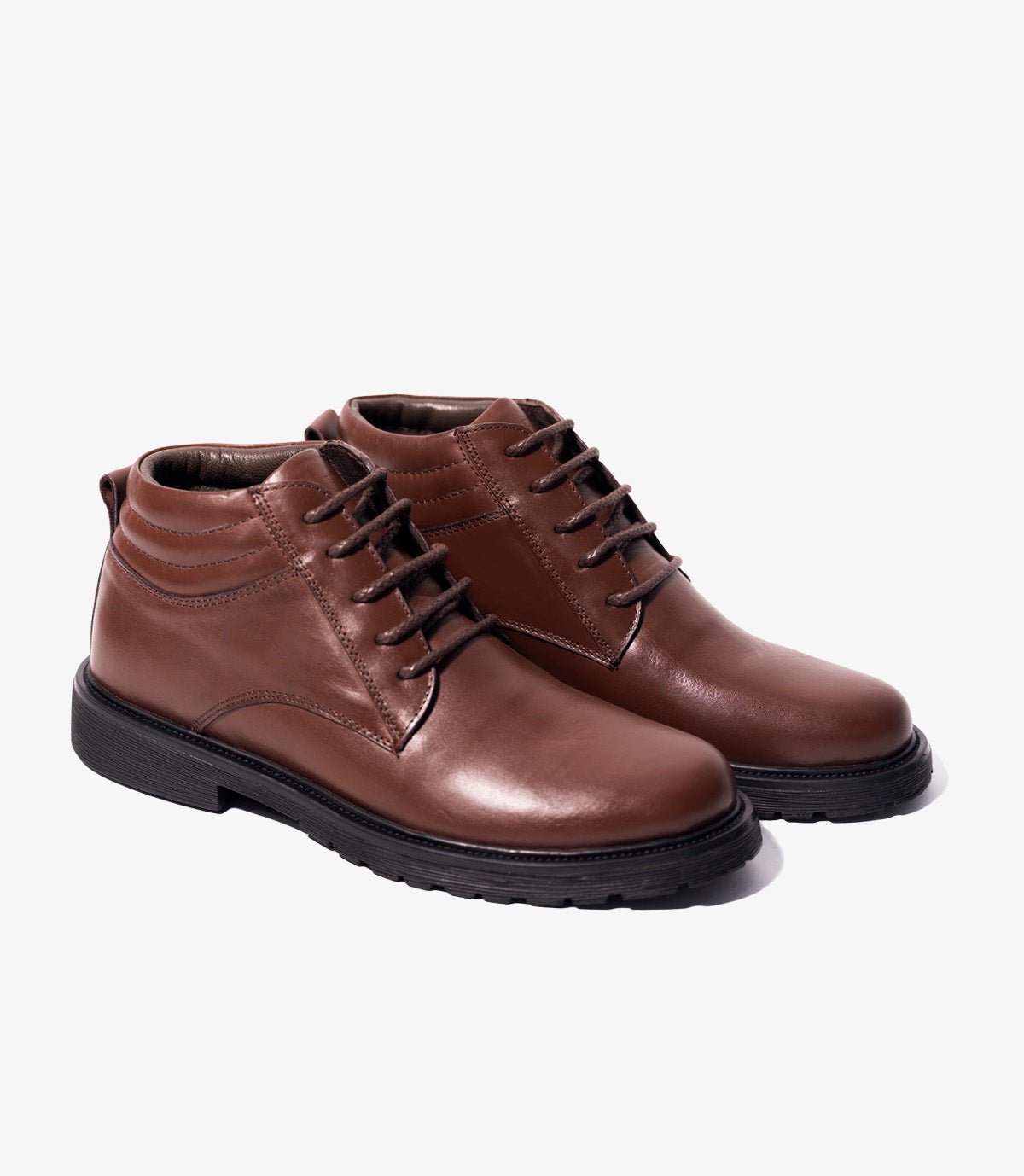 Bottine Oxford en Cuir Marron CL2028