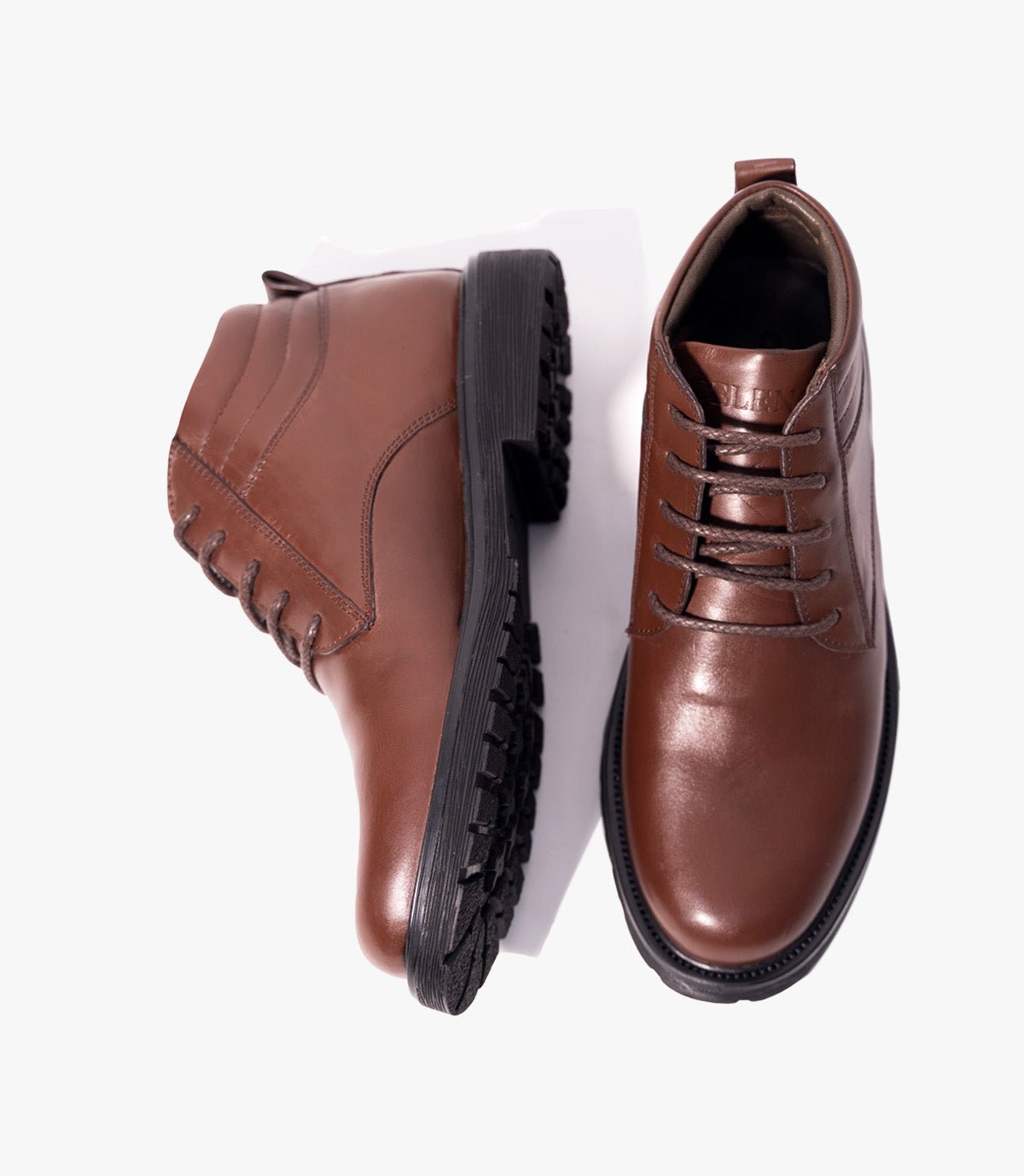 Bottine Oxford en Cuir Marron CL2028