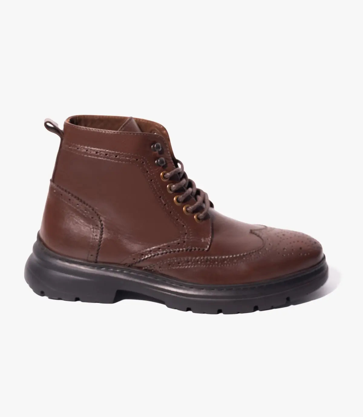 Bottine Brogue en Cuir Marron CL3177 Celeno