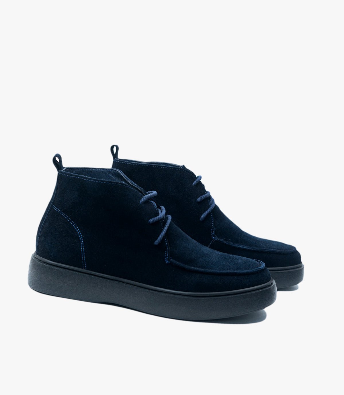 BOTTINE CHUKKA EN DAIM, Bleu Nuit CL328