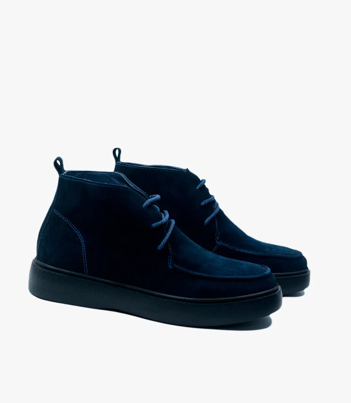 BOTTINE CHUKKA EN DAIM, Bleu Nuit CL328 Celeno