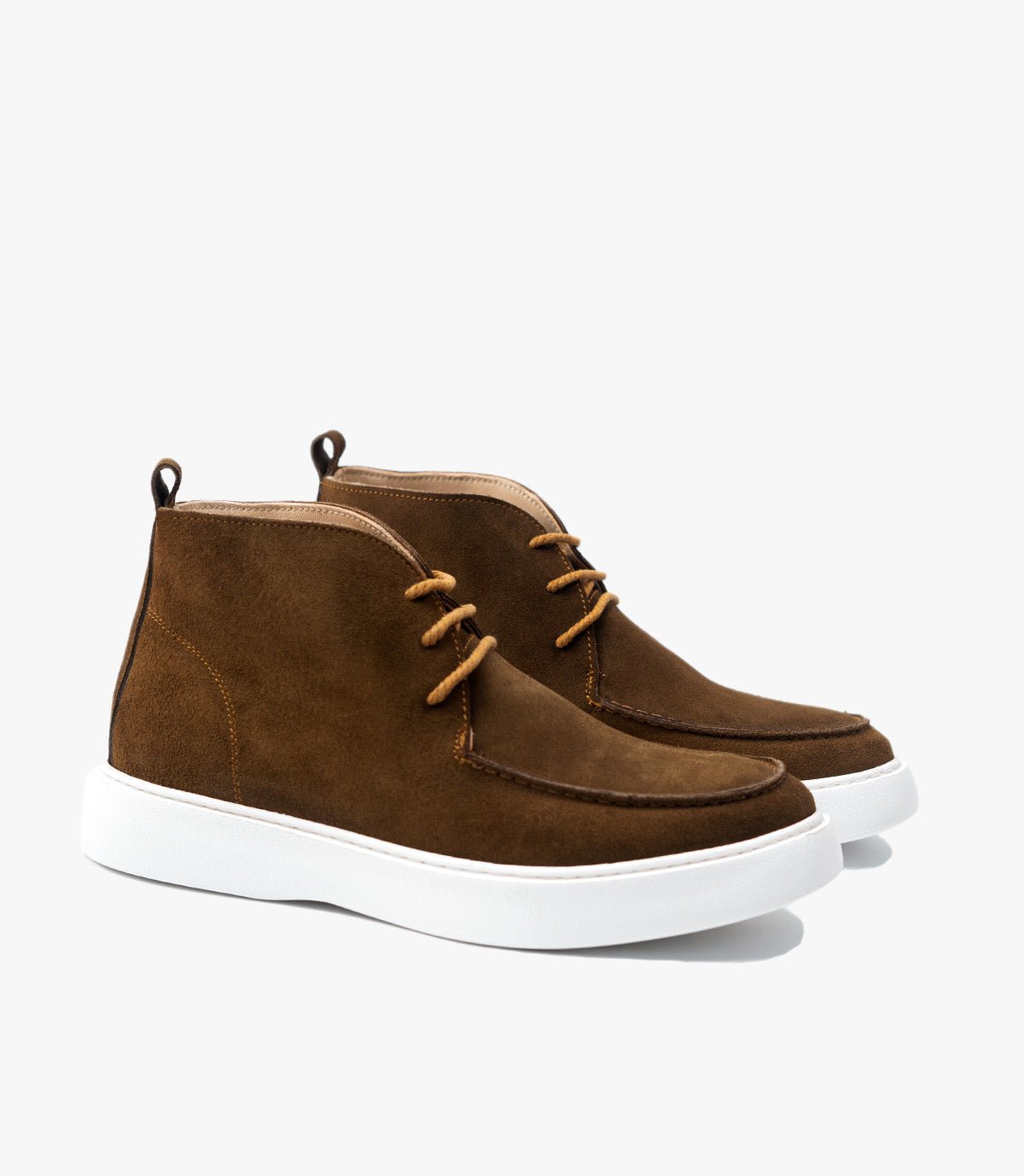 BOTTINE CHUKKA EN DAIM, Marron CL328