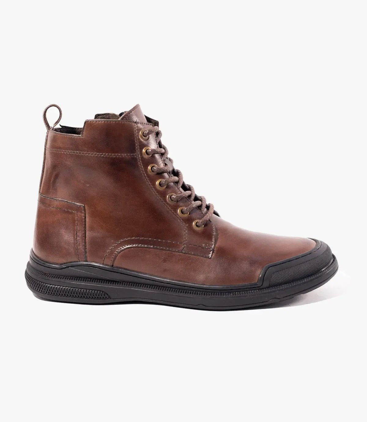 Bottine Parker en Cuir, Marron– CL3063 Celeno