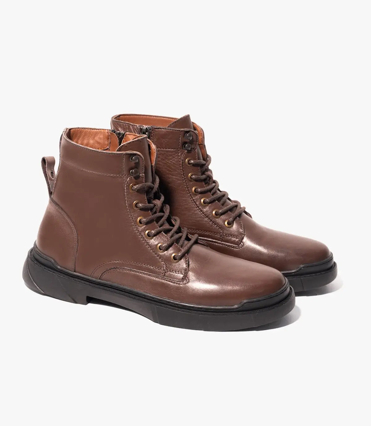 Bottine Trapper en Cuir Marron CL3084 Celeno