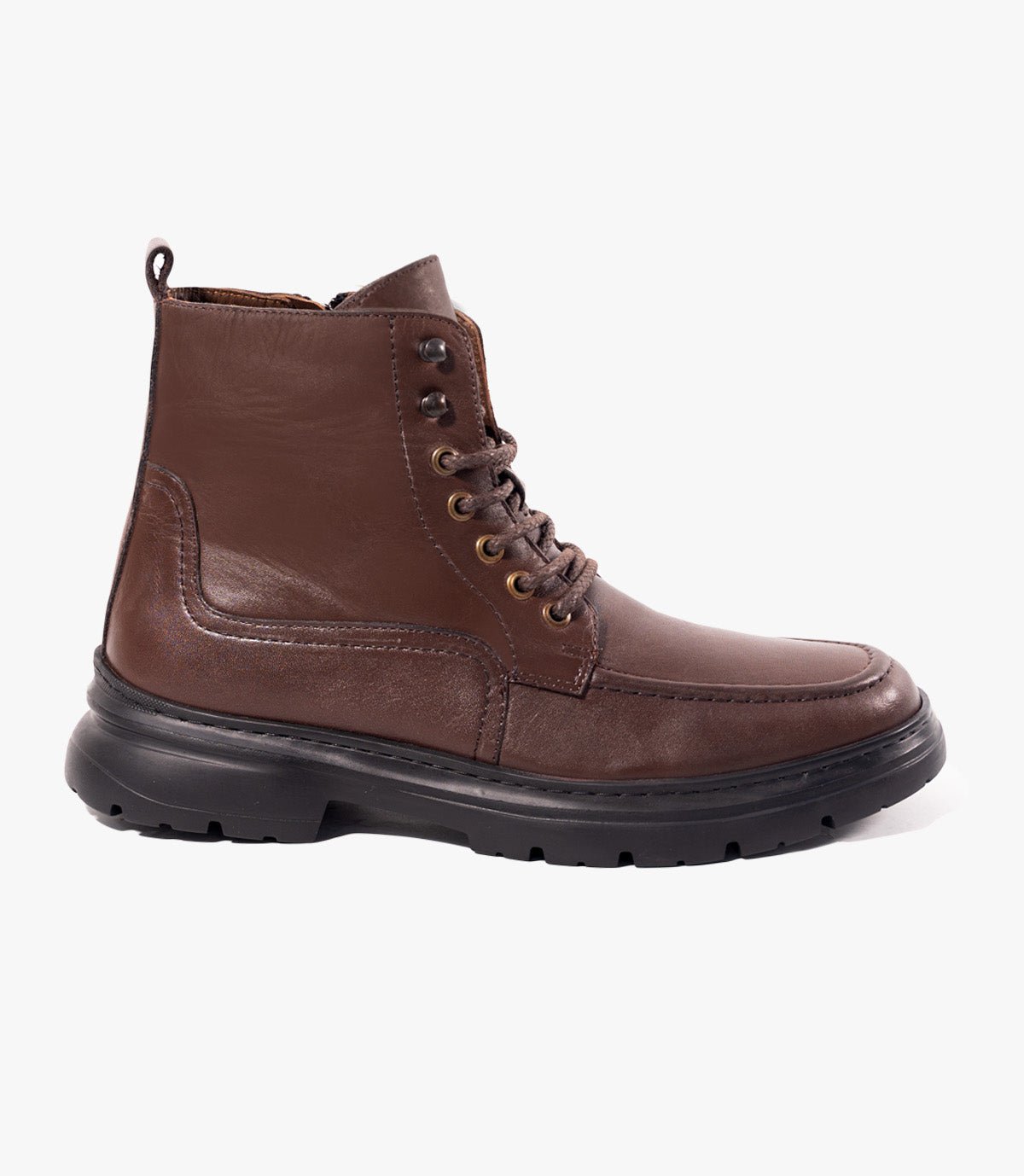 Bottine Chelsea en Cuir Marron CL3088