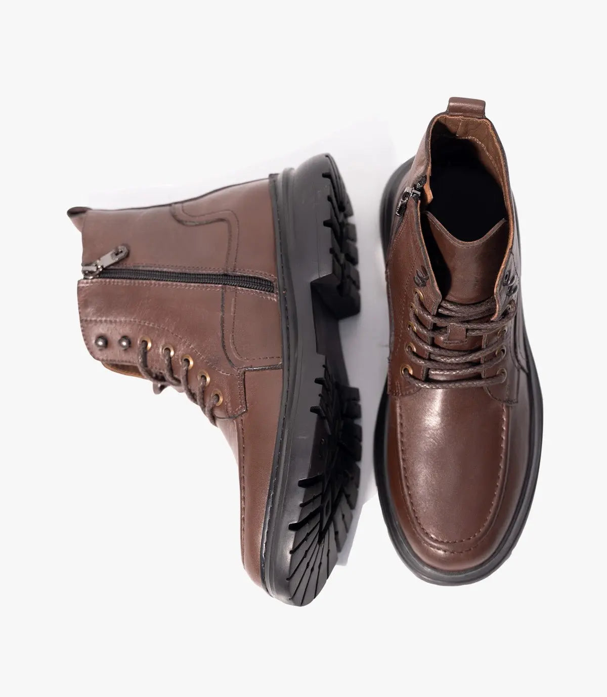 Bottine Chelsea en Cuir Marron CL3088 Celeno