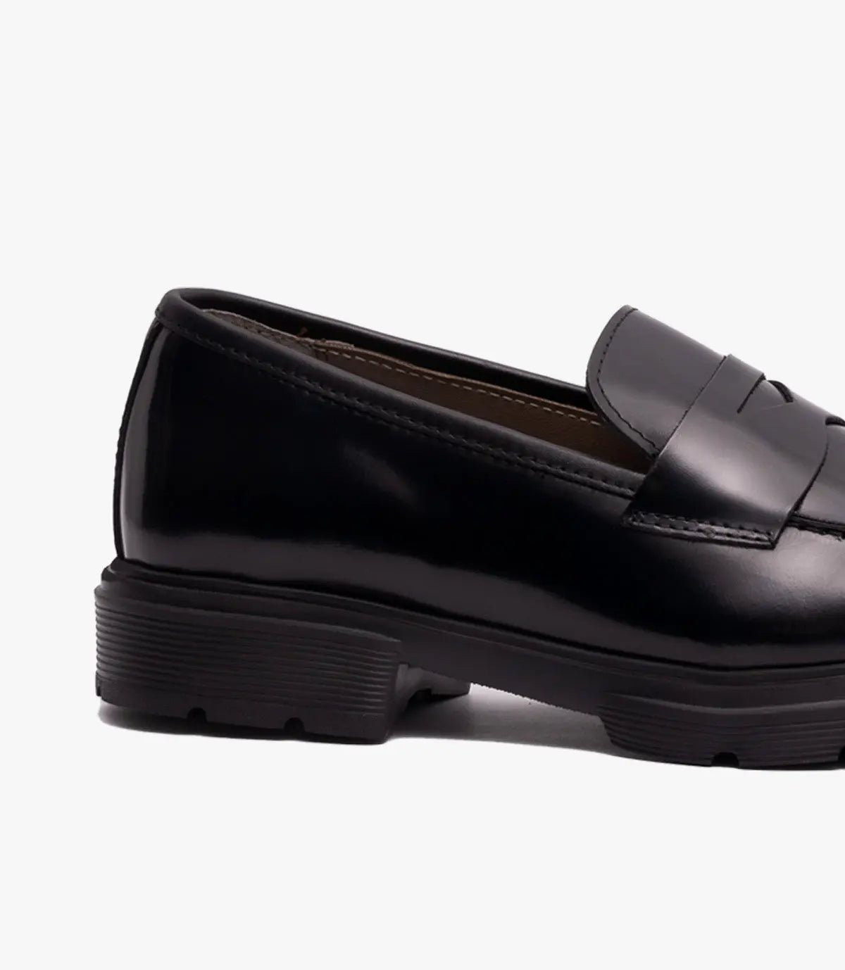 Mocassin Penny Loafers en cuir, Noir Cl5090 Celeno