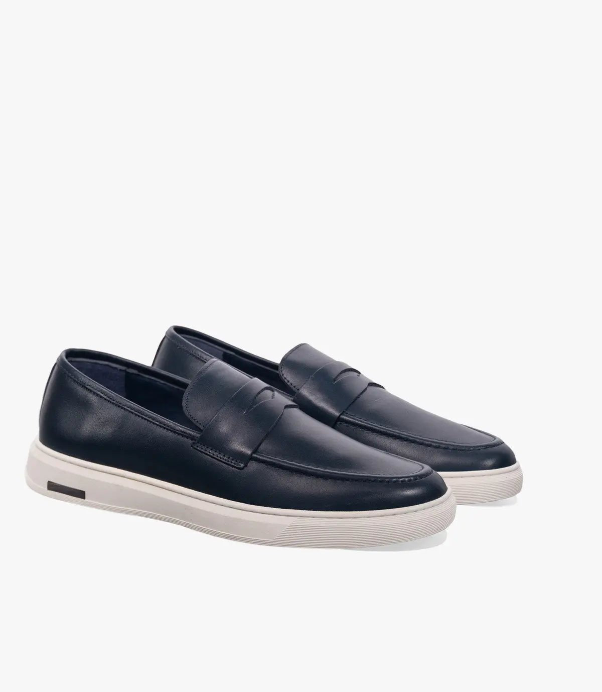 MOCASSIN ADDLER en Cuir, Bleu nuit – CL6044 Celeno