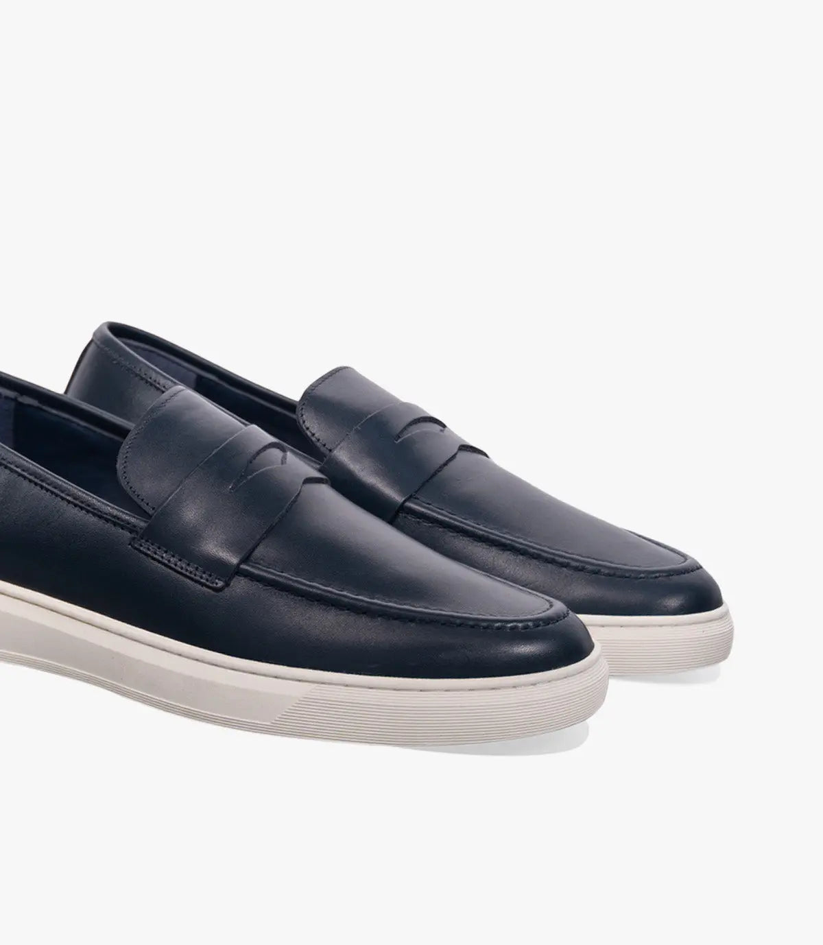 MOCASSIN ADDLER en Cuir, Bleu nuit – CL6044 Celeno