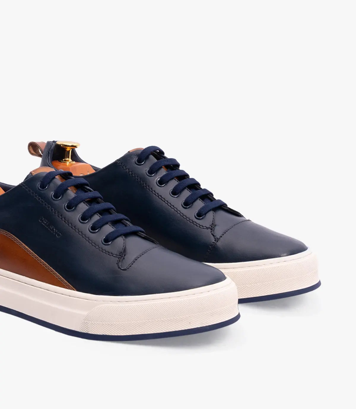 BASKET BOLT en Cuir, Bleu– CL6069 My Store