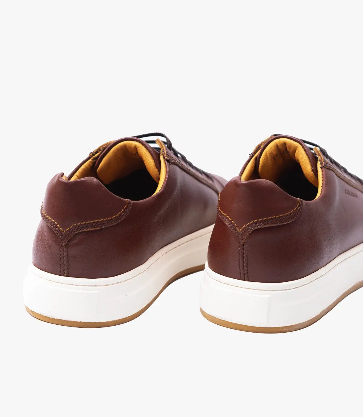 BASKET ROGUE en Cuir, MARRON COGNAC – CL6073 Celeno