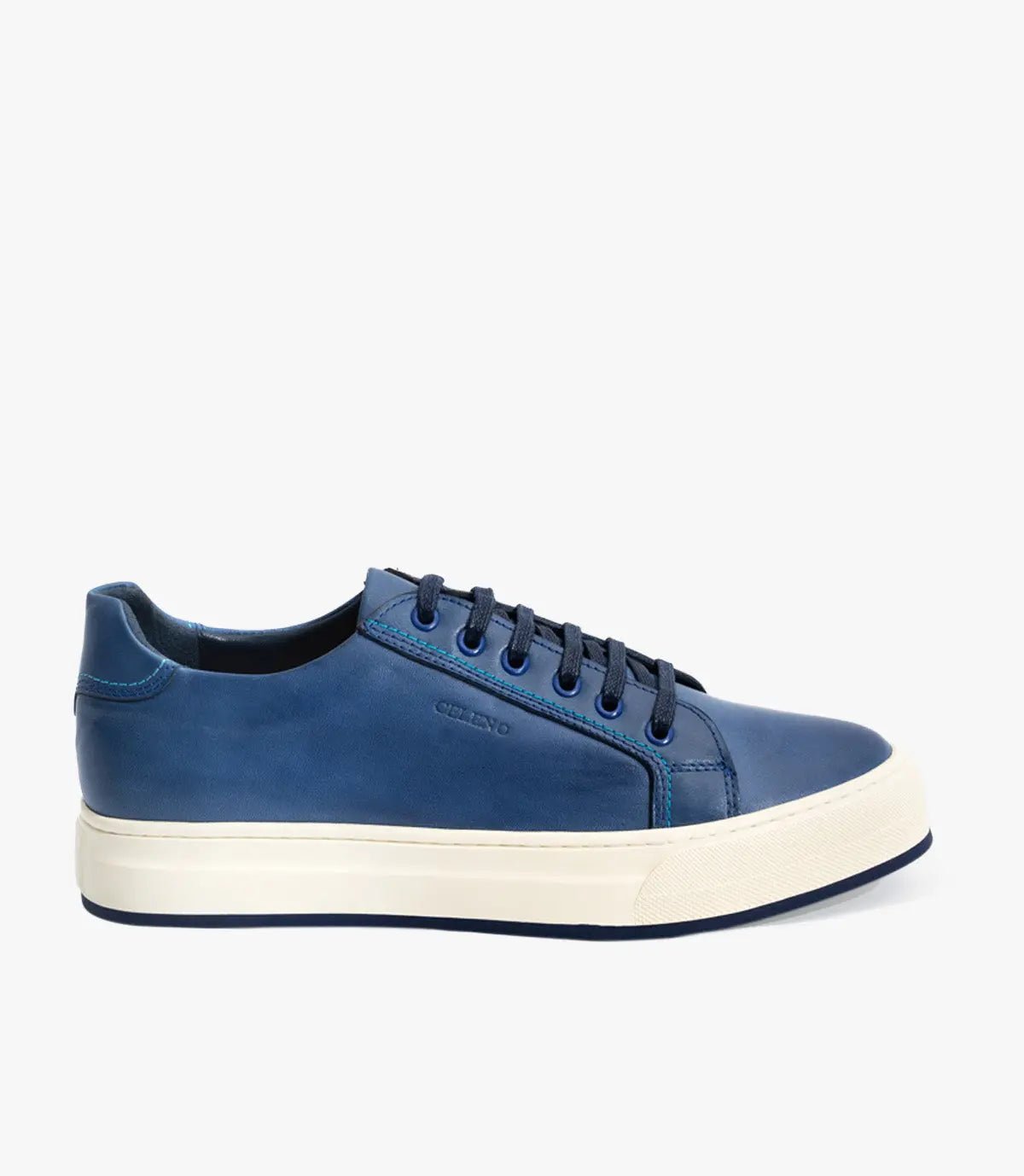 BASKET ROGUE en Cuir, Bleu ciel– CL6073 Celeno