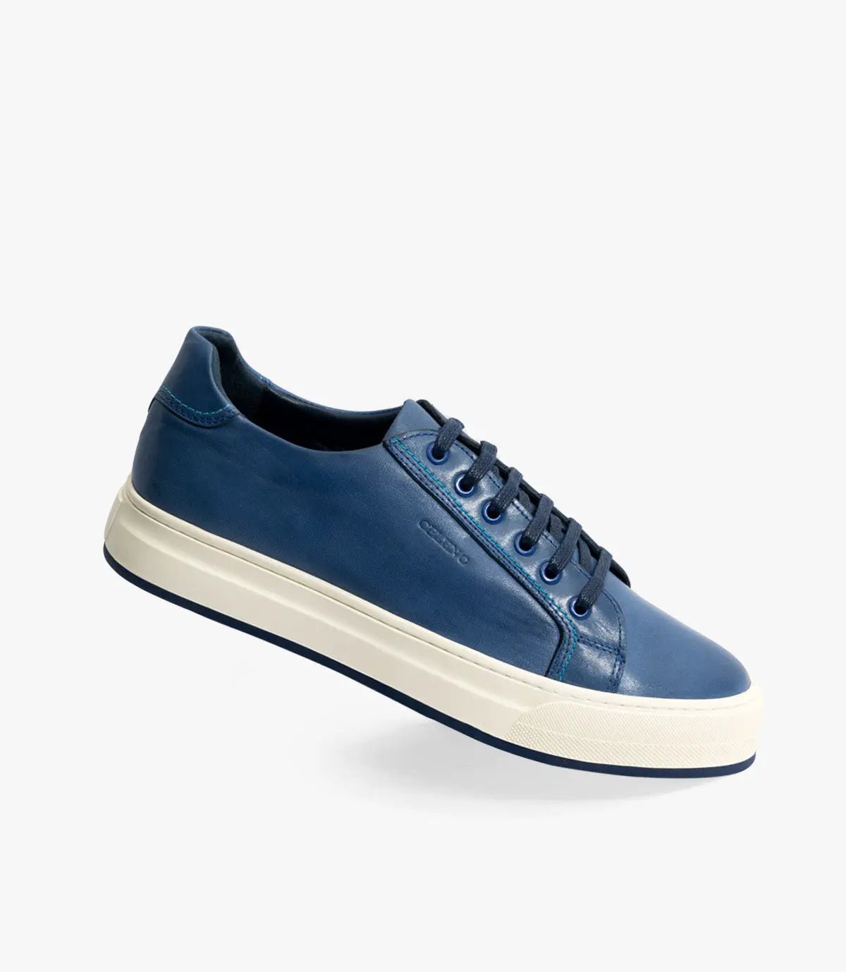 BASKET ROGUE en Cuir, Bleu ciel– CL6073 Celeno