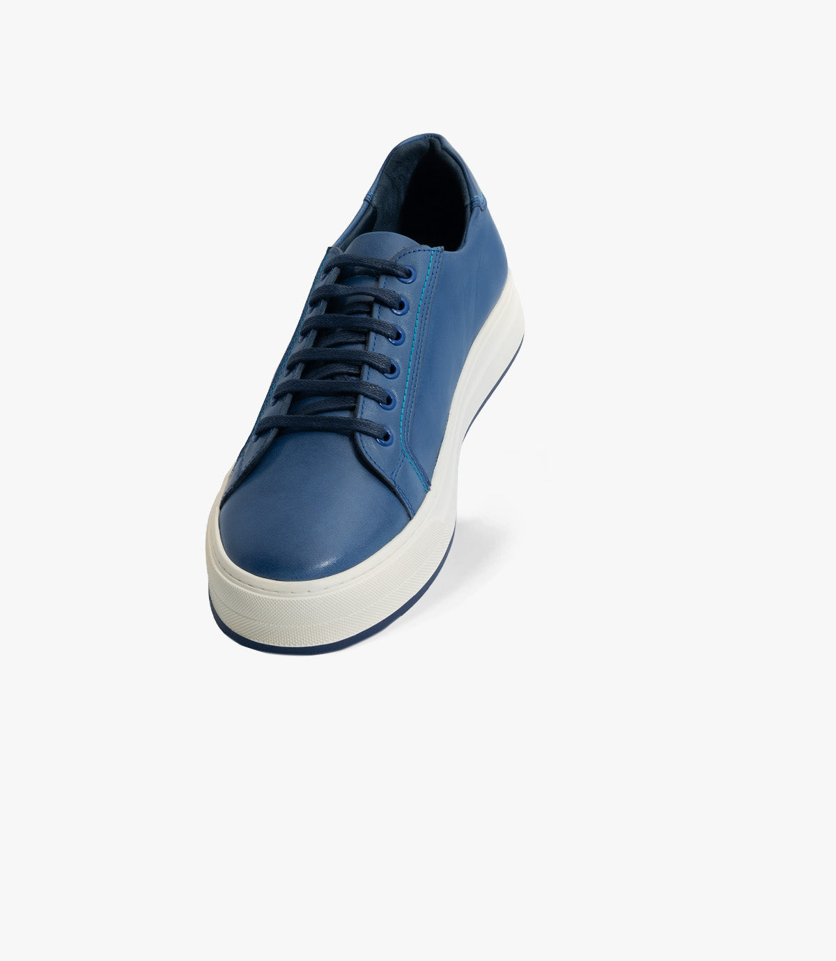 BASKET ROGUE en Cuir, Bleu ciel– CL6073