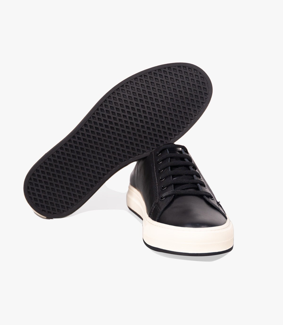 BASKET ROGUE en Cuir, Noir– CL6073