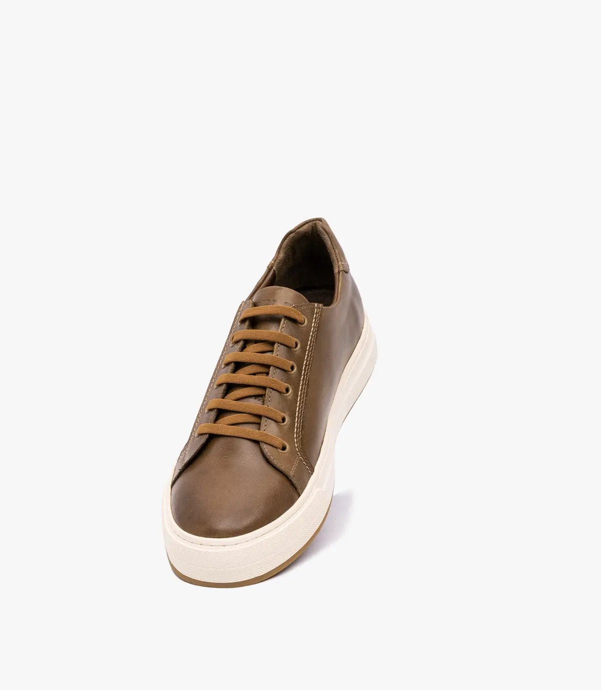 BASKET ROGUE en Cuir, Tabac – CL6073 Celeno
