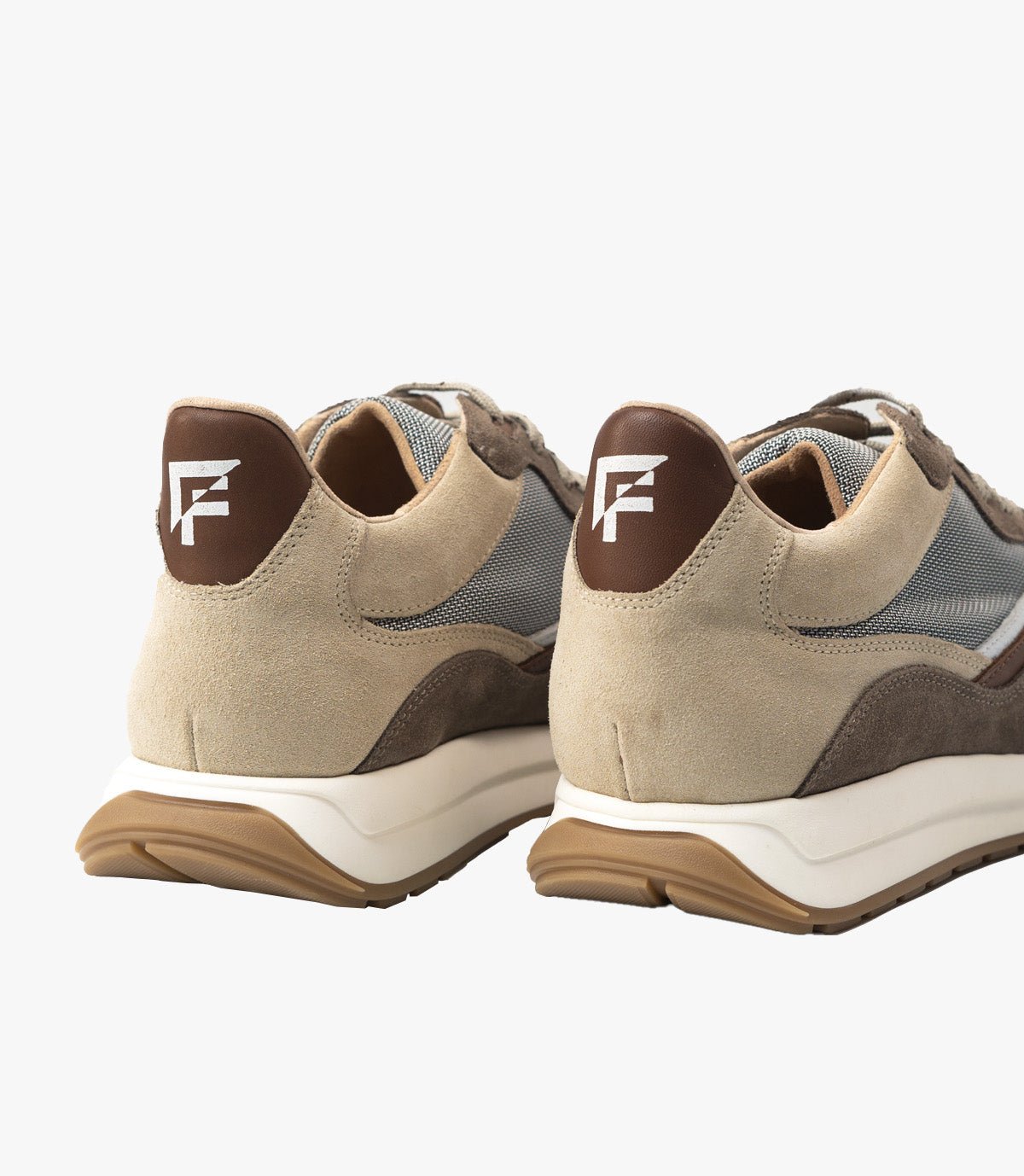 BASKET FLUENT FLEX EN DAIM, MARRON CLAIR - CL840041