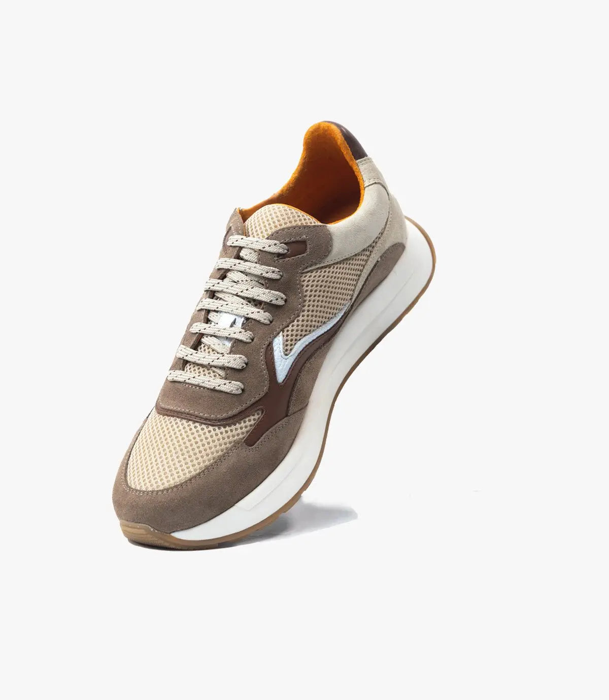 BASKET FLUENT FLEX EN DAIM, Chocolat - CL8600 Celeno