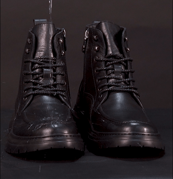 Bottine Chelsea en Cuir Noir CL3088