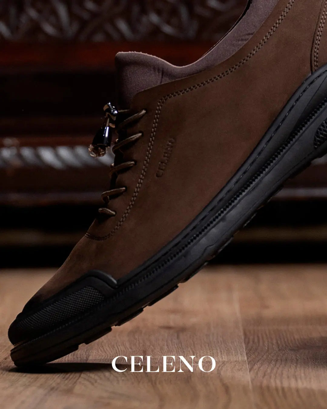 CAVAN en Daim, Marron -CL6062 Celeno