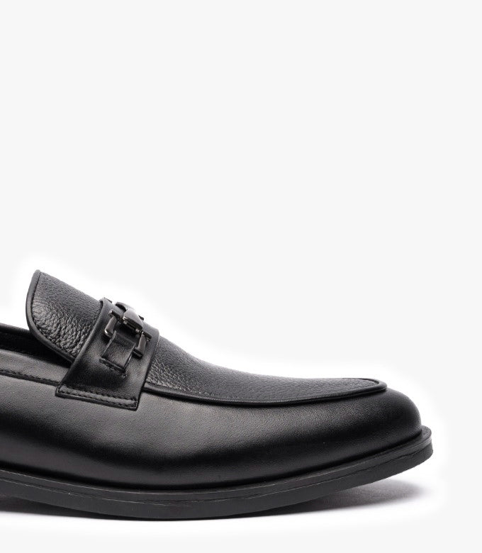 Mocassins Belgrano en Cuir Noir – CL57