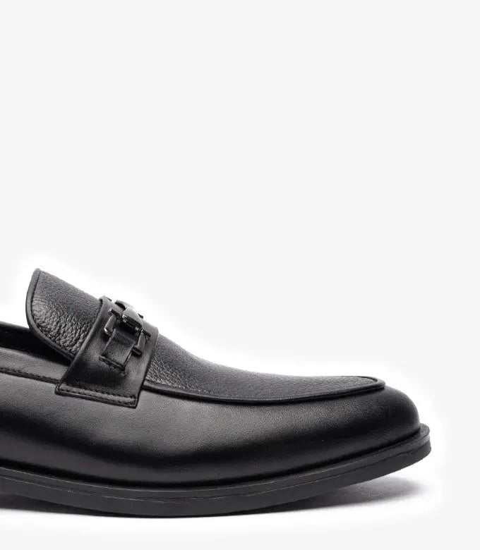 Mocassins Belgrano en Cuir Noir – CL57 Celeno